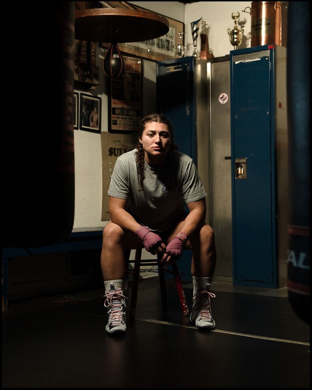 Athlete training at Sully's Boxing Gym